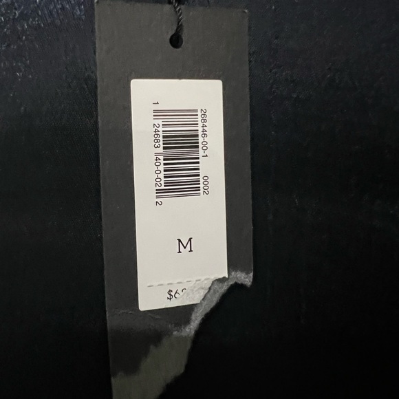 NWT BANANA REPUBLIC Navy Blue Sleeveless Halter Strap Tunic Satin M​ - Picture 4 of 4